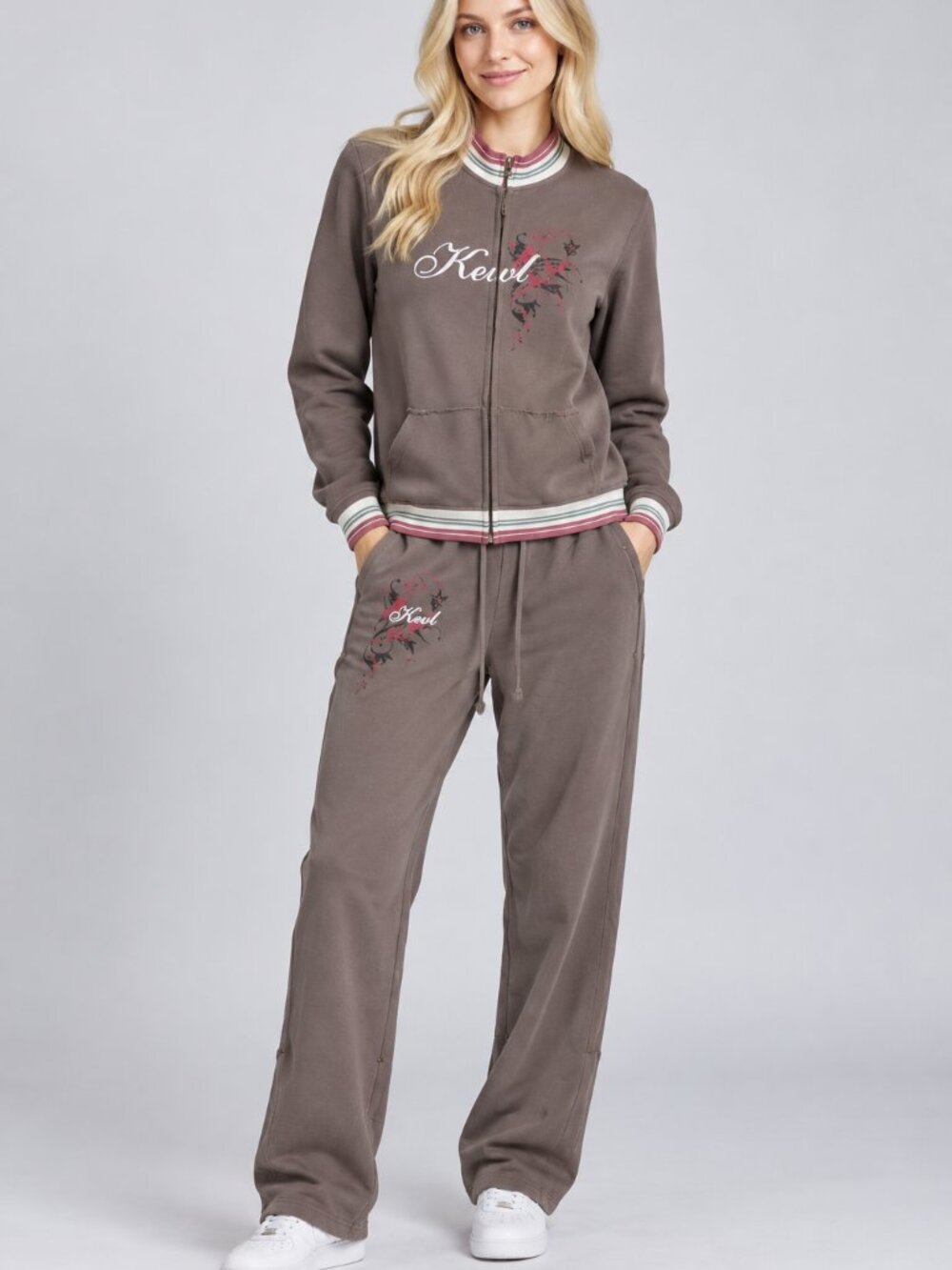 Kewl Full -Zip Jacket Women's Blue Long Sleeve